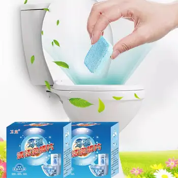 За почистване на тоалетни Шипучие хапчета, избелване хапчета за тоалетка бачка, автоматично средство за почистване на тоалетната чиния, шипучее средство за почистване на тоалетната чиния