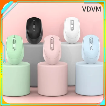 VDVM Безжична Bluetooth Мишка 2,4 G 1600 точки на инч 70g Беззвучная Мишката 500 ма Мишката Акумулаторни Двухрежимные Офис Игри За Windows Mac Подаръци