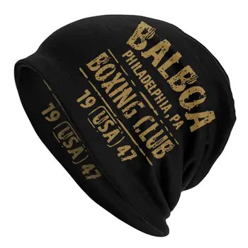 Клубни Ръкавици Rocky Balboa 1947, Шапка, Стръмни Улични Тюбетейки, Шапка, Мъжки Пролетни Топли Многофункционални Възли Шапки
