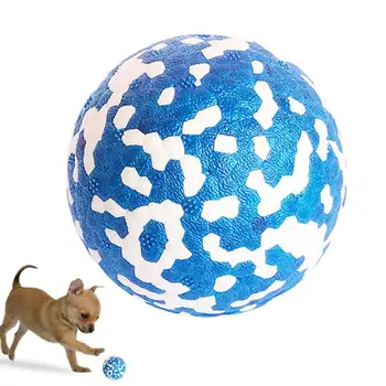 Играчка с кучешка топката, Интерактивни играчки за кучета, Играчки за дъвчене за кучета, Овчарски топки, Надуваеми топки за подбор и хвърляне, плаващ За малки, Средни и големи кучета