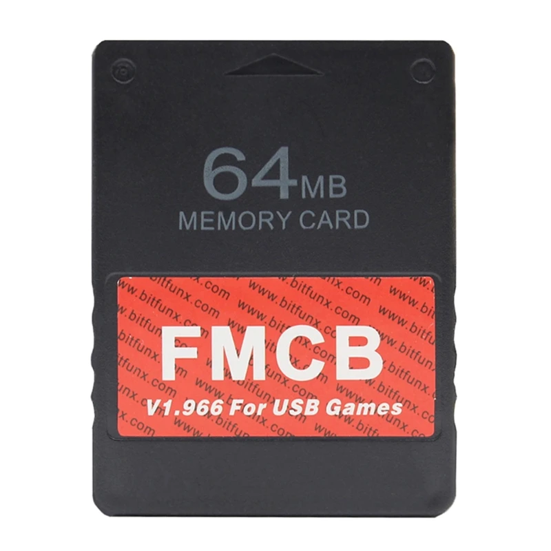 Сменяеми SD-карта FMCB V1.966 Карта с памет, Флаш устройство Подкрепа за PS1 PS2 Ретро Видео Игрова Конзола USB Адаптер за твърд диск