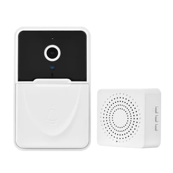Интелигентен видео домофон Безжична HD Камера в PIR С Откриване на Движение, IR-Аларми за Сигурност Звънец Wi-Fi интернет, Домофонна система За Дома Апартамент