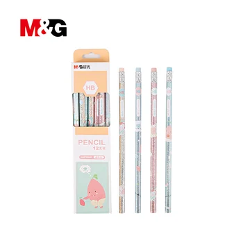 M & G Канцеларски материали w16 за писане, рисуване Сладък 12 бр./лот художник w48 за дрехи Дървен молив HB