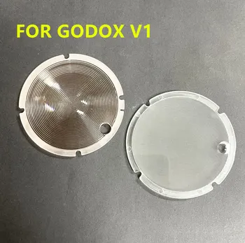 Ново За Godox V1 Ръководителя на Предното Стъкло на Панел Fresnel Рассеивающая Плоча Светкавица Кръгла Капачка V1C V1N V1S V1F V1O V1P V1-C V1-N V1-S