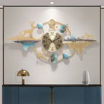 Декорация от Стенни часовници с Модерен дизайн хол Led Стенни часовници Начало декор Декорации за дома, с голям 3D интериор
