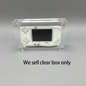 Бистра Магнитна Акрилна Кутия За Съхранение на WONDER SWAN Color WSC Делото игрова Конзола Shell Box Поставка За дисплей слот Аксесоари