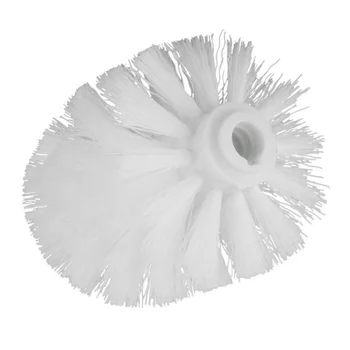 5 бр. сменяеми Пластмасови четки за тоалетна Кръгла сферична форма на главата за почистване на четки за баня (A1-Бяло)