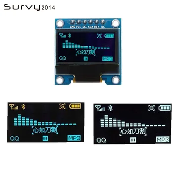 Бяло-син цвят 0,96 инча 128X64 OLED-дисплейный модул Жълто-син OLED-дисплейный модул за Arduino 0,96 SPI сам electronics