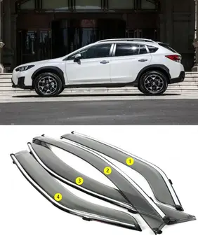 За Subaru XV 2018-2021 Автомобилен Стайлинг Хромированное Прозореца на Колата Козирка за Защита От Дъжд Защита От Слънце/Дъжд щит Външната Украса YJF