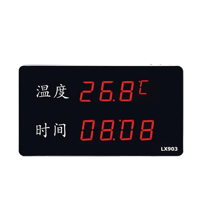 дисплей за температура и влажност на въздуха, електронни уреди за измерване на температурата в производството на дигитални стенни часовници