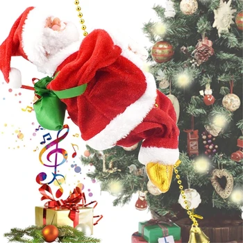 Подвесная електрическа фигурка на Дядо Коледа, Коледни украси за дома
