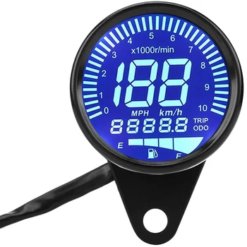 Универсален измерване на скоростта на мотоциклета dc 2, водоустойчив, с led подсветка, дигитален километраж на скоростта за Yamaha, Honda и т.н