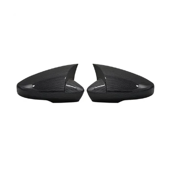 Автомобилни капаци за огледала за обратно виждане, капаци на страничните огледала за задно виждане за Skoda Octavia Mk3 A7 5E 2013-2020 (carbon)